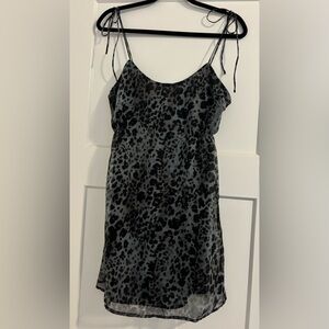 Mini animal print dress